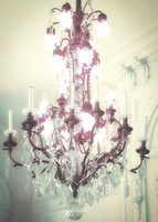 Pink Chandelier