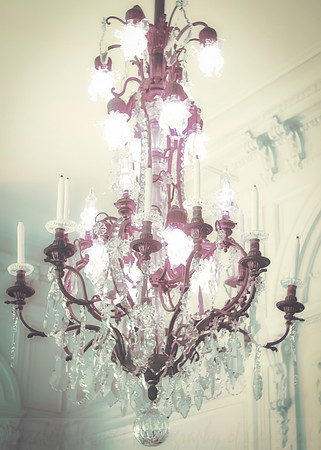 Pink Chandelier