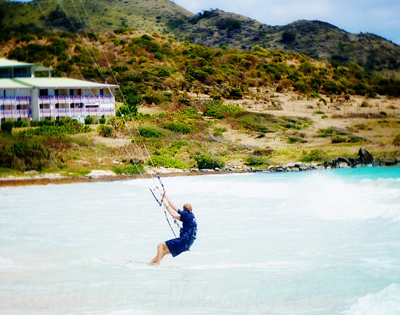 Kite Boarder1, St Maarten Caribbean