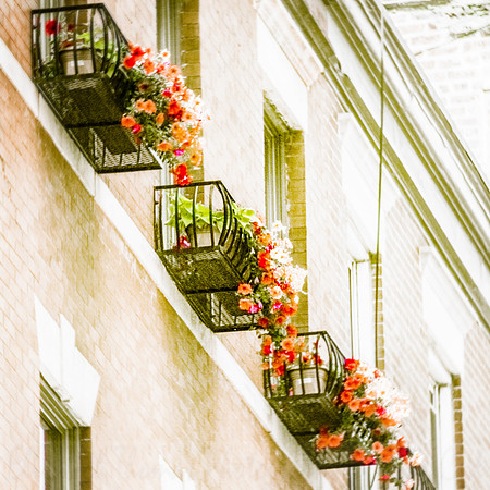 Boston North End Brownstone Balcony