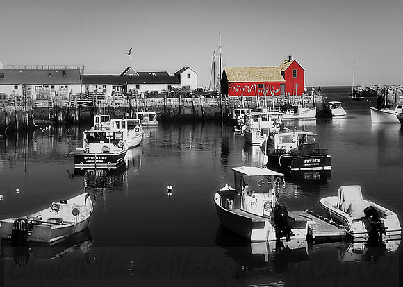 Red Fishing Shack Bradley Wharf Rockport Cape Ann MA