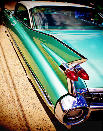 Side Vintage Cadillac Coupe De Ville