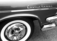 Classic Dodge Custom Royal in Black and White