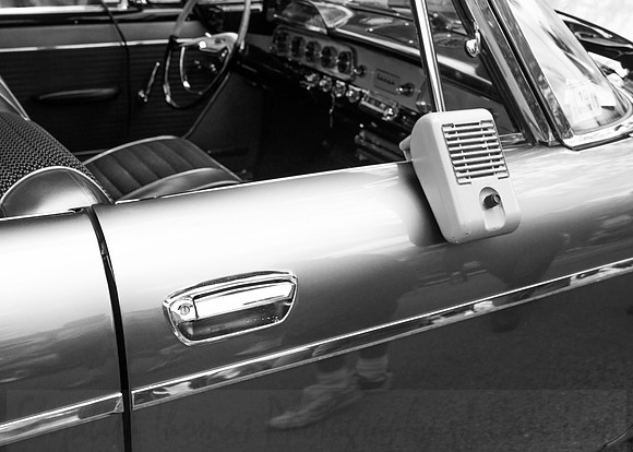 Classic Dodge Custom Royal in Black and White