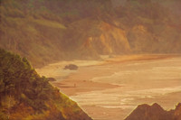 Oregon Coastline and view of Pacific Ocean