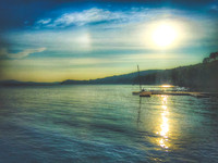 Sunrise Over the Lake