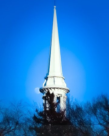 Church Steeple, Sandwich, Cape Cod, Massachusetts