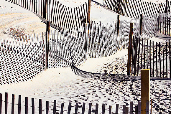 Beach Fences & Shadows